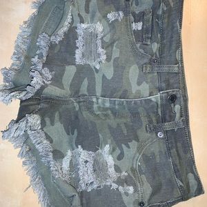 Mossimo Camo Jean Shorts
